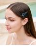 Aznavour Denim Double Star Clip