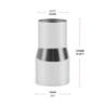Universal Motorcycle Exhaust Adapter Pipe Air Intake Reducer Muffler