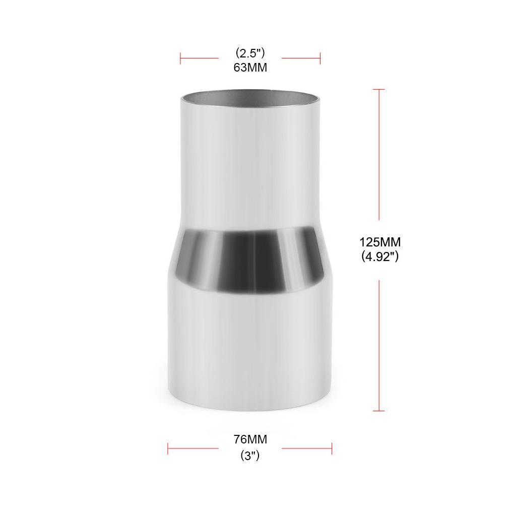 Universal Motorcycle Exhaust Adapter Pipe Air Intake Reducer Muffler
