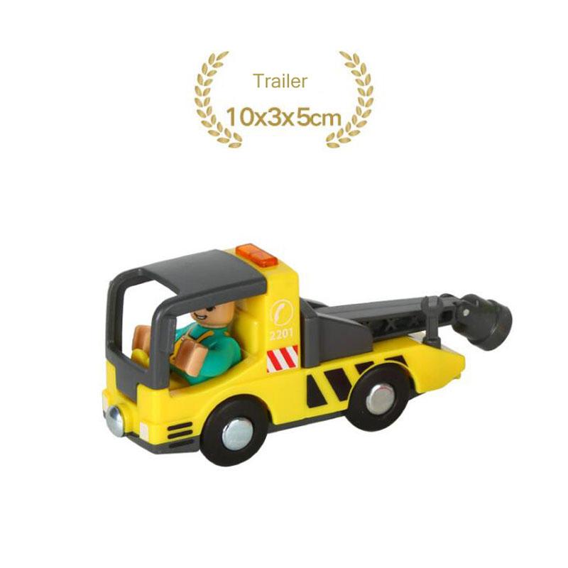 Wood Magnetic Train Plane Wooden Track Railway Helicopter Car Truck Accessories Toy For Kids Fit Wood Biro Tracks