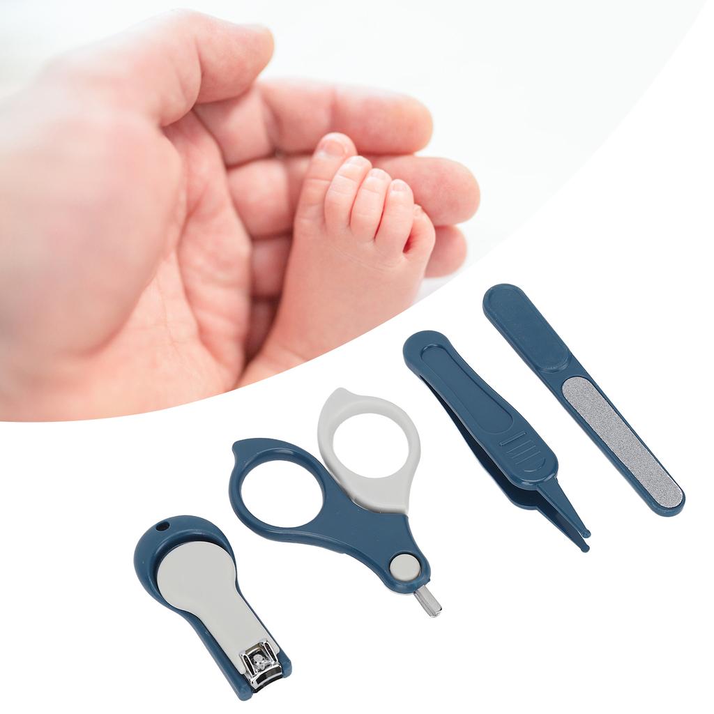 Kit de Unhas para Bebê Fofo Seguro Prático Conjunto de Manicure Cortar Aparas Unhas para Casa Crianças Bebês