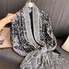 Bohemia Pashmina Hijab Scarf Long Muslim Cashmere Shawl Female Foulard Soft Turban Head Wraps For Women Headband Luxury