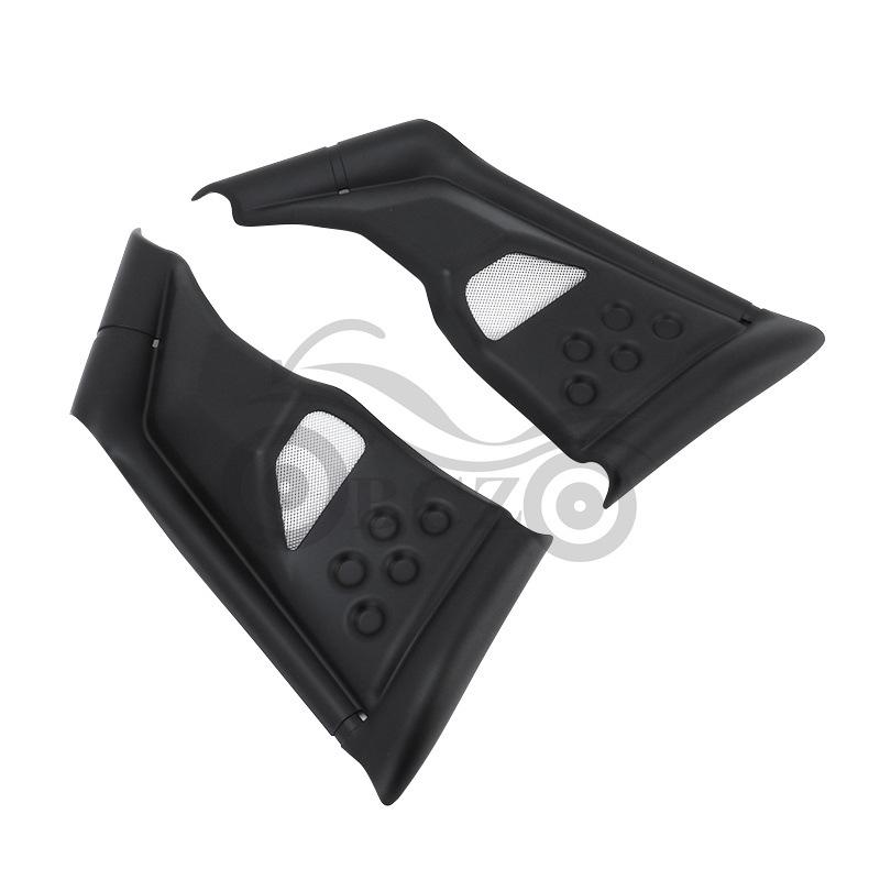 T Rebel CMX300/500 Matte Black Engine Side Panel with Mesh Protection Plate