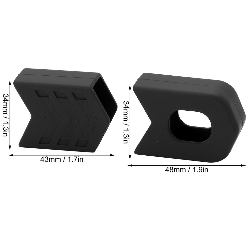 4pcs Bike Crank Protector Crankset Silicone FR AM Crank Arm Boot Covers