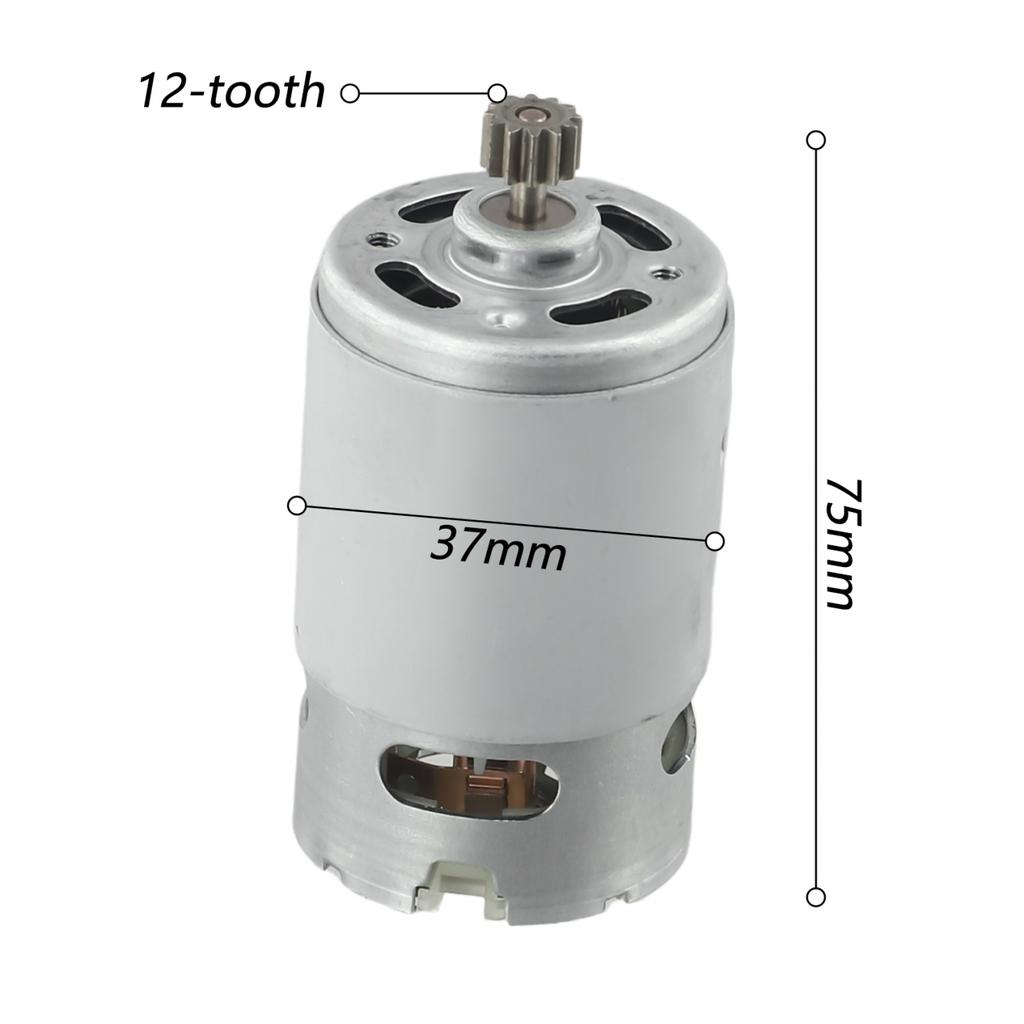 High-power V DC Motor Low Noise Silver 21V Two-speed