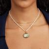 Trend Elegant Jewelry Wedding Baroque Pendant Necklace For Women Imitation Pearl Geometry Chain Choker Necklace N0450
