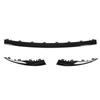 3pcs Gloss Black Front Bumper Lower Trim Replacement for Benz C?Class W205 AMG Line Facelift