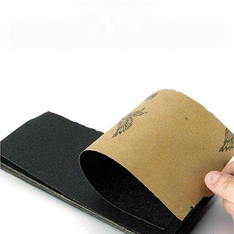 Industrial Professional Grade 9x3.6 Inch Silicon Carbide Sandpaper 5 Sheets Fit for Metalworking Woodworking Polishing