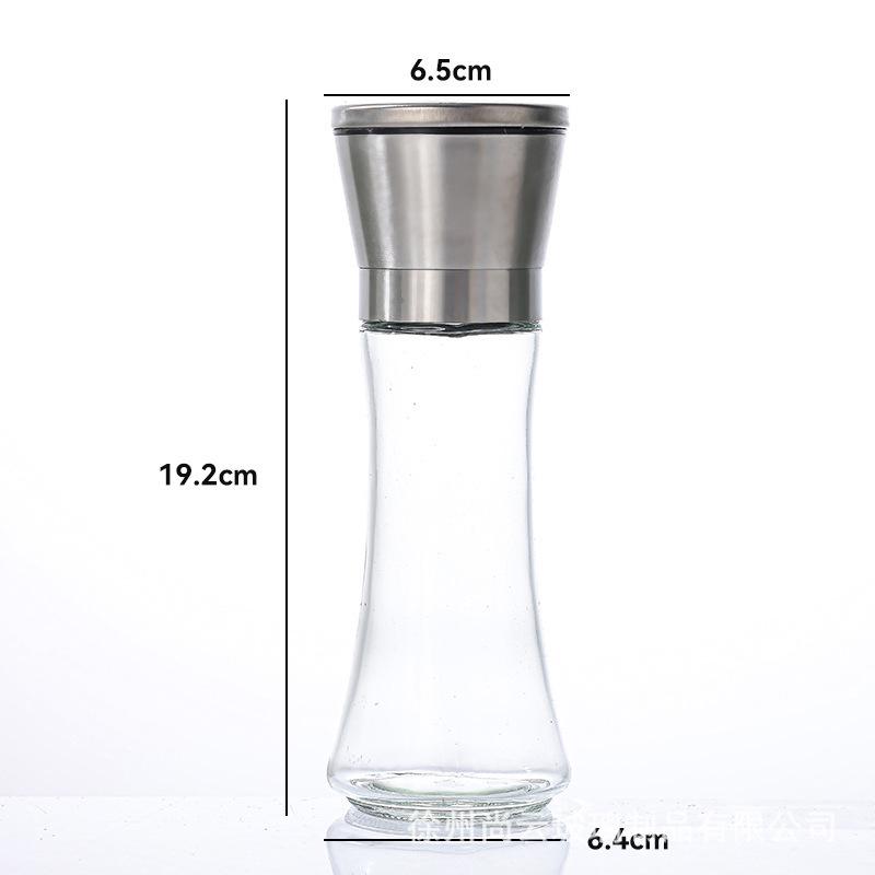 Stainless Steel & Ceramic Manual Grinder for Black Pepper, Sichuan Pepper, Sea Salt Seasoning