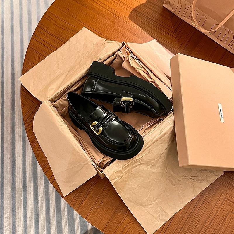 Spring new all-cowhide loafers women's small leather shoes, physical Douyin live broadcast supply, one piece free shipping