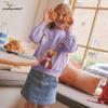 New Arrival: Girls' Cute & Fashionable Long-Sleeve Sweatshirt - Autumn Collection with Round Neck