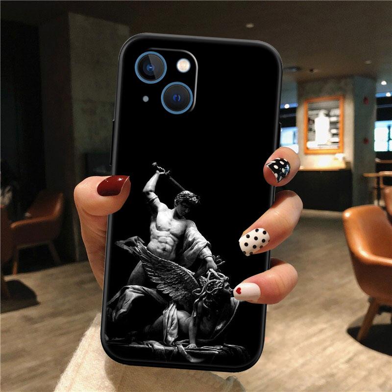 

IK31 Fresco Adam Sculpture Angel New High-End Shell Phone Case for Redmi Note 13 14 Pro+ Plus A3 A3X 13X 13C 13R 14S 14C 14R Redmi A3 Pro