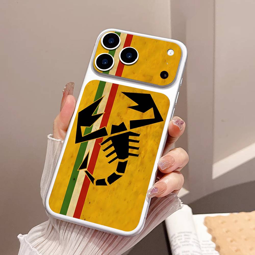

Italy Famous Car A-ABARTH Logo Protective Back Decal Skin Wrap Sticker For IPhone 17 Pro 17 Pro Max iPhone 17 Pro