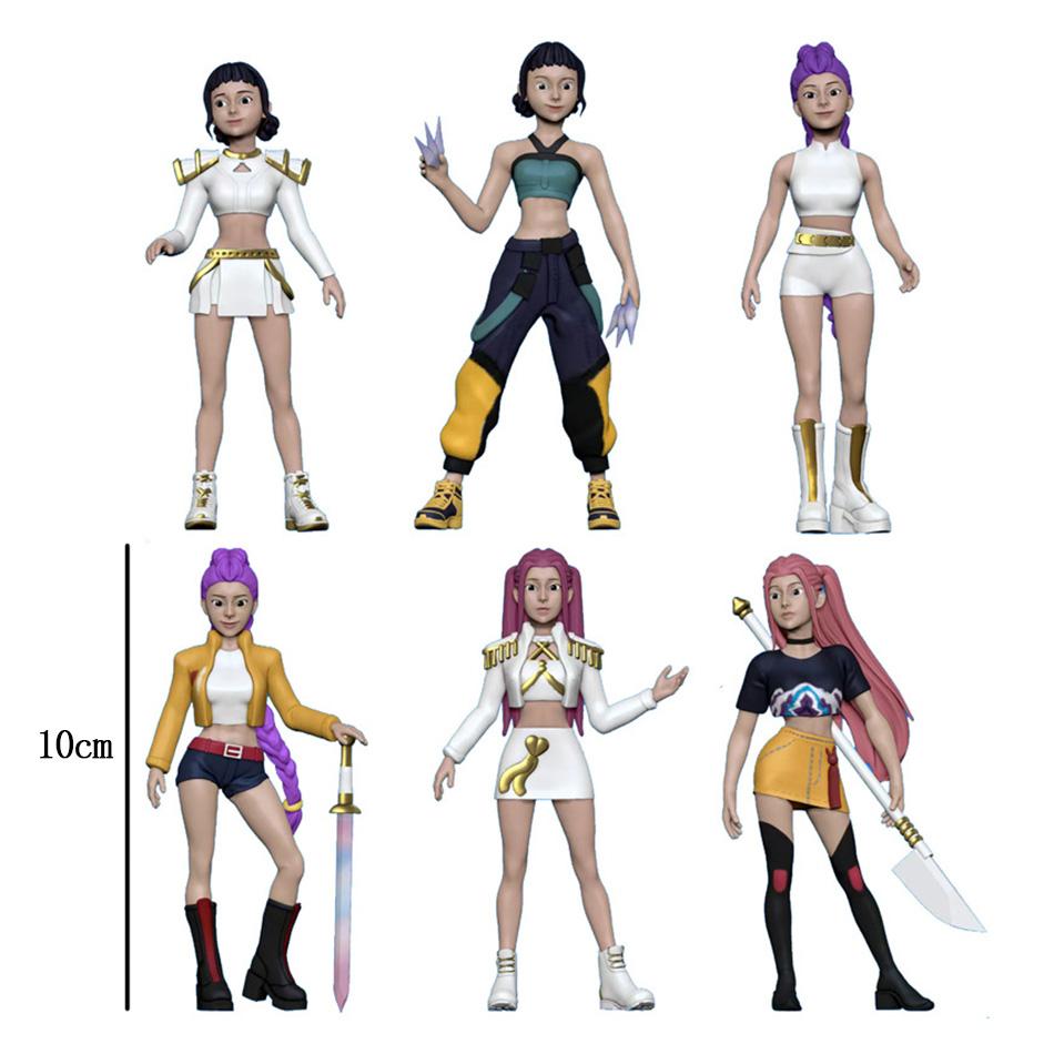 Dämonenjäger Figuren Huntrix Figuren Kpop Dämonenjäger Figur Spielzeug Derpys Tiger Rumi Italienischer Hirnverfall Figur Ornament