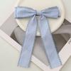 1PC Fashion Grid Fabric Bow Hair Clip for Girls Women Bow Ribbon Hair Clip Wedding Party Hair Accessories