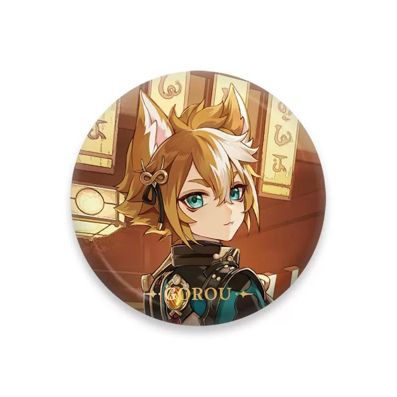 Sunsyea Genshin Impact Official Merch miHoYo Original Authentic Theme Series Badge Xiao Kazuha Zhongli Shogun Venti Klee Yelan