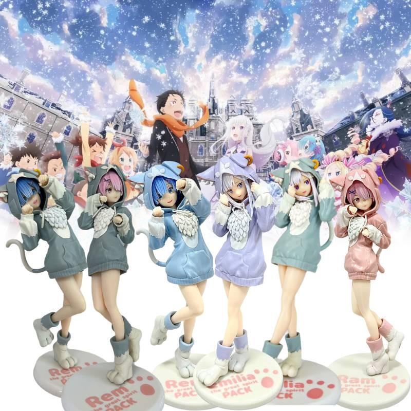 Starting Re Zero Life In Another World Emilia Figurine Anime Model Toy Statuary