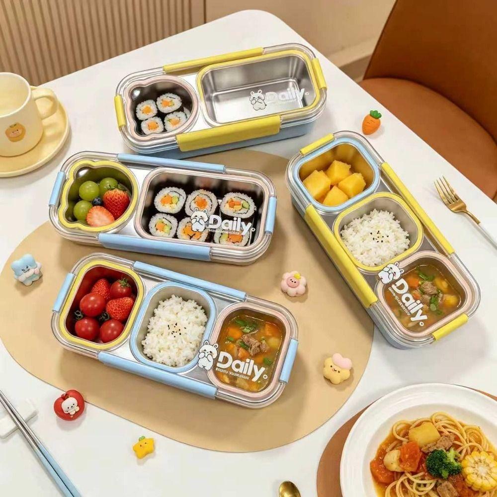 Portable Insulation Lunch Box Microwaveable Thermal Insulation Lunch Box School Students