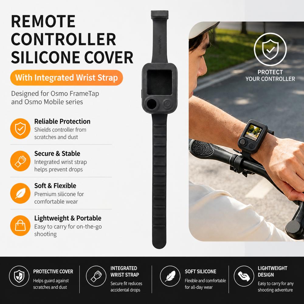 Wrist Strap Protective Case Silicone Remote Controller Strap for Osmo FrameTap Camera Accessories