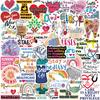 52 Cartoon Care Health Graffiti Stickers Decorate Guitar Notebook Suitcase DIY Waterproof