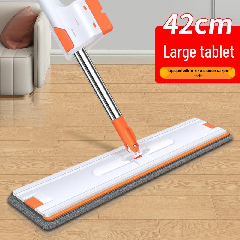 Hands-Free Lazy Mop: Efficient One-Wipe Clean for Large Floor Areas