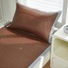 Cool Double-Sided Rattan & Latex Mat and Pillowcase Set