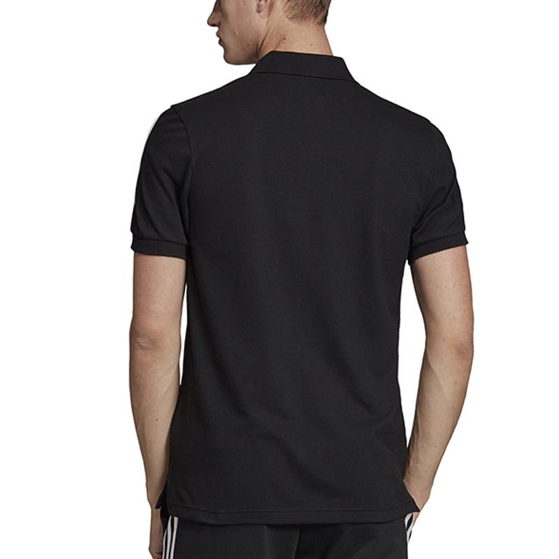 Adidas 3 Stripes Polo Shirt Men's Black EJ0927
