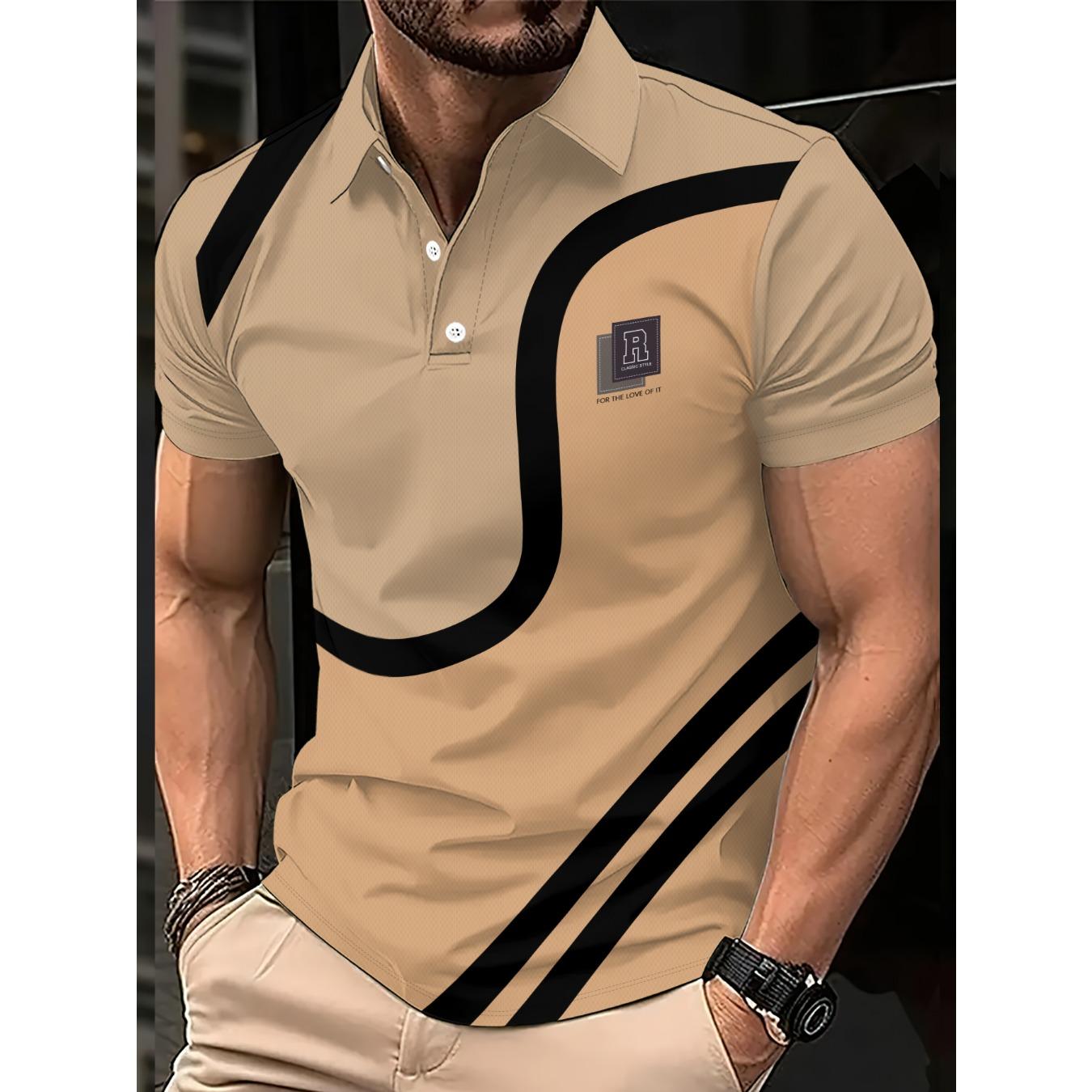 

2026 Summer Men s Polo Shirt - 3D Printed Design Breathable Lightweight Stylish and Comfortable Versatile S