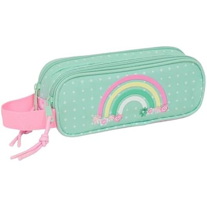 Trousse Double - SAFTA - Glowlab - Confortable - Polyvalente - Enfants Scolaires