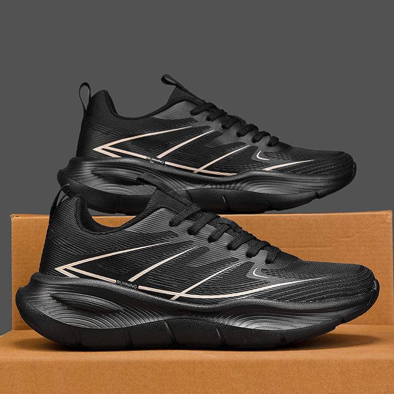 Casual sports running shoes couple sports shoes 36 чёрный