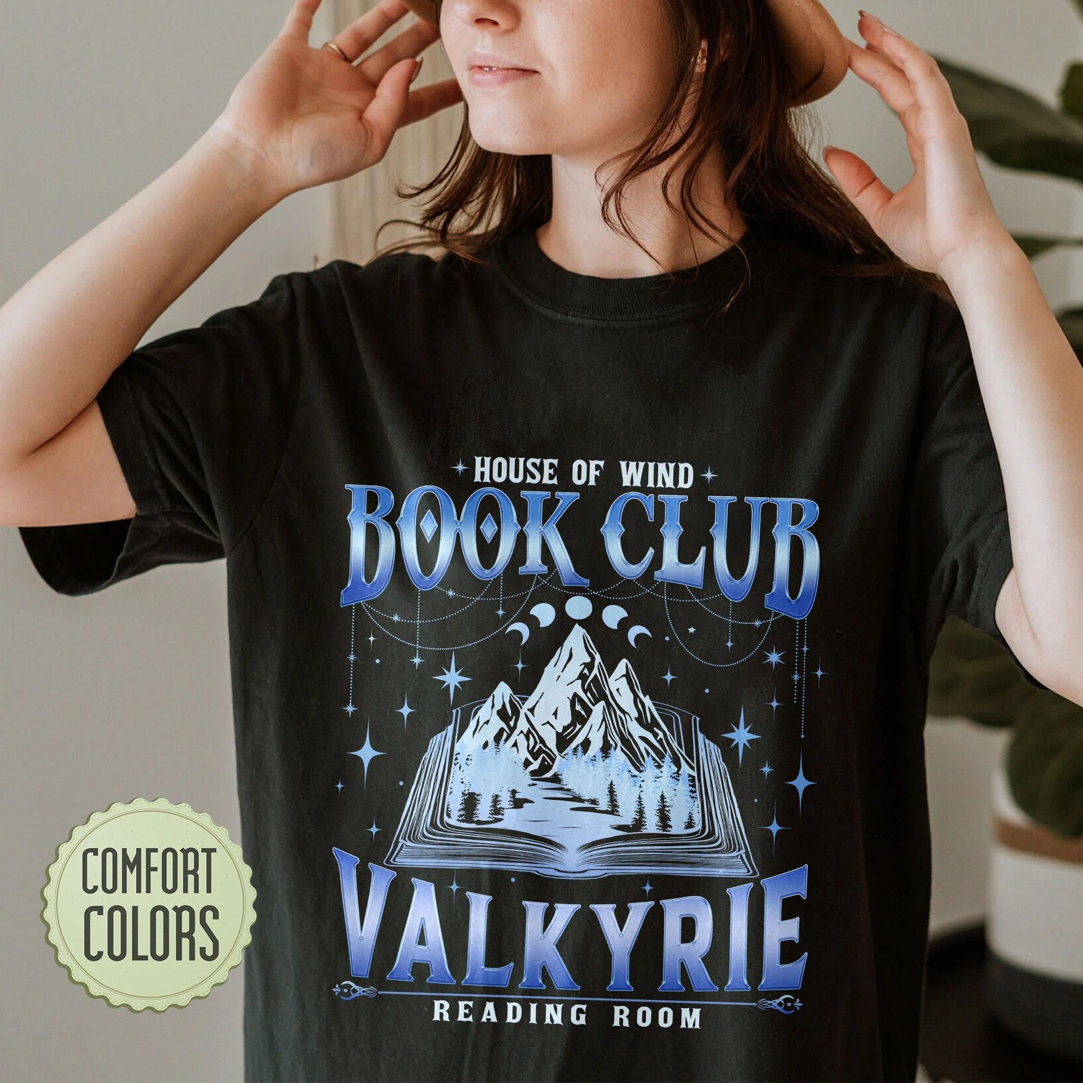 

Retro House Of Wind Book Club Apparel Unisex Tee Night Court Throne Of Glass Acotar Book Club Shirt Fantasy Y2K Top Streetwear 4XL