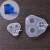 3 In 1 Cutting Shape Type Craft DIY Resin Diamond Mold Silicone Mould Jewelry Making Tool