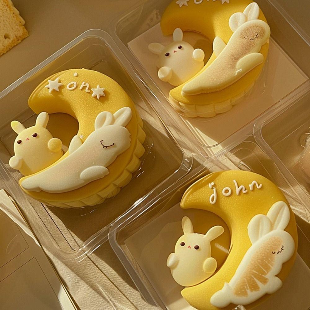 Kitchen Accessories Pastry Mold DIY Household Cake Molds Funny Moon Rabbit Silicone Molds