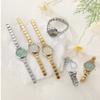 New Fashion Men Women's Stainless Steel Leopard Print Watch 9MM DIY Bracelet Bangle for Friend Wife Birthday Jewelry Gifts