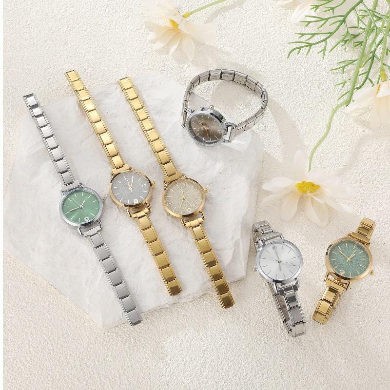 New Fashion Men Women's Stainless Steel Leopard Print Watch 9MM DIY Bracelet Bangle for Friend Wife Birthday Jewelry Gifts