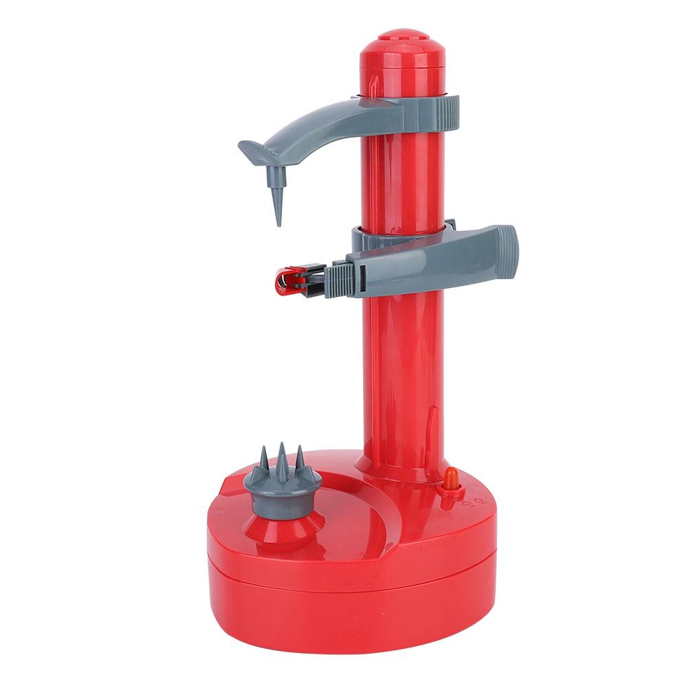 Multifunctionele Huishoudelijke Elektrische Automatische Fruit Schiller Schilmachine Keukengereedschap MachineRood