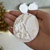 Silicone Flower Silicone Mold DIY Wax Tablets Molds Fashionable Gypsum Tagging Mold  Plaster