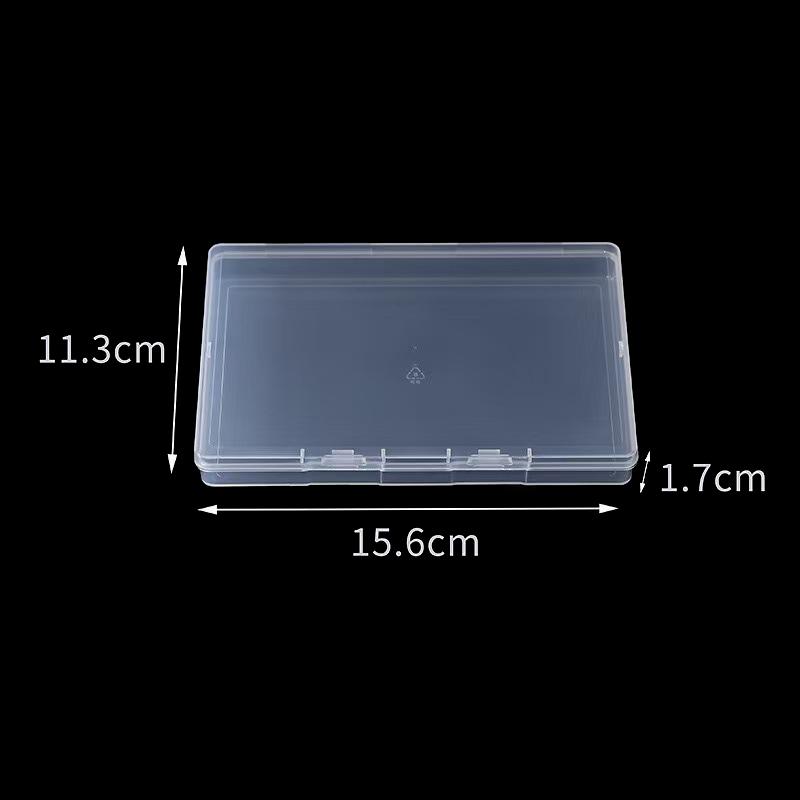 Plastic Storage Box Large Capacity Transparent Durable File Organizer Stackable Case for Home Office School Paper Storage