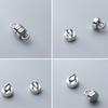 Gold Plated Magnet Connectors Beaded 925 Sterling Silver Bracelet Magnetic Clasp Jewelry Accessories