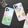 Line CARTOON P-PuppyS Phone Case For IPhone 16 15 14 11 12 13 Mini Pro XS Max Cover 6 7 8 Plus X Funda Shell