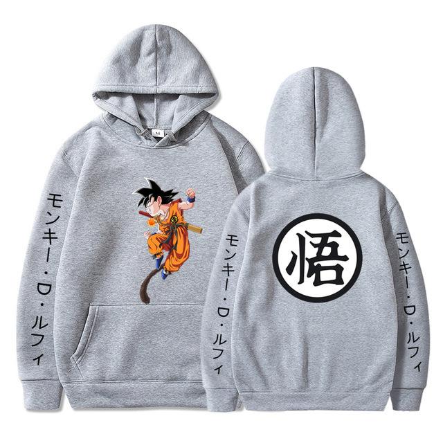 Dragonballs Goku Peripheral Fleece Hoodie Printed Sweater Anime Hoodie