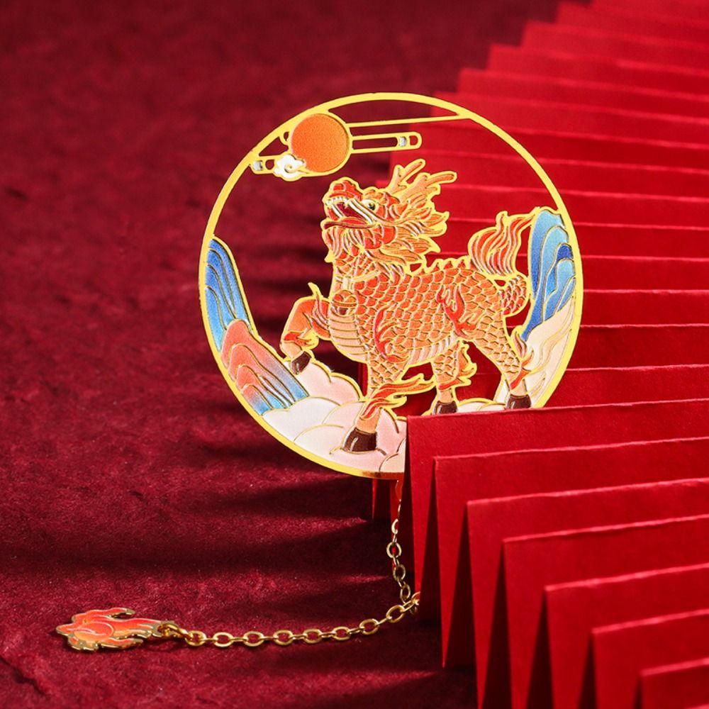 Stationery Bookmarks Metal Leather Tag Read Marks Vintage Book Clip Book