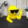 Sunglasses Man Decorative Door Stopper Wedge 3D Printed Anti-slip Windproof No Drilling Anti-collision Carpet Tile Concrete Wooden Floor Doorstop
