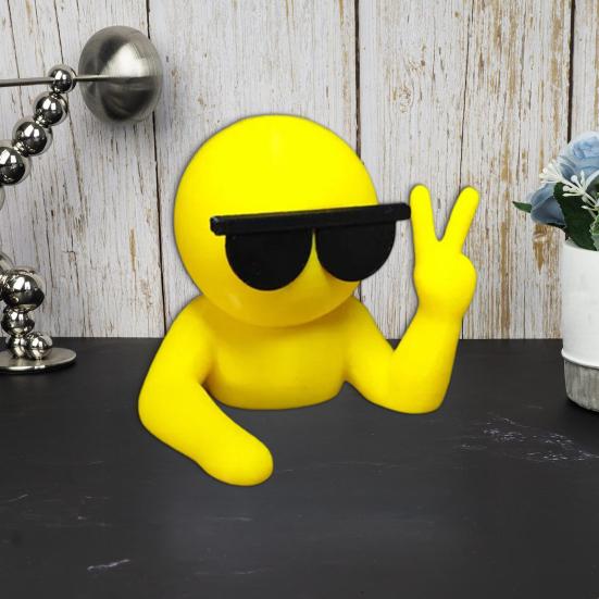 Sunglasses Man Decorative Door Stopper Wedge 3D Printed Anti-slip Windproof No Drilling Anti-collision Carpet Tile Concrete Wooden Floor Doorstop