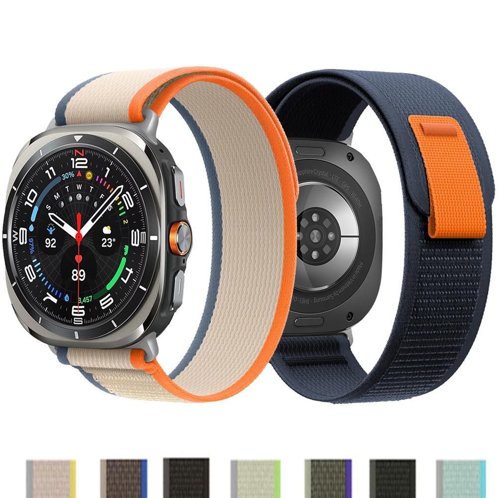 Trail Loop For Samsung Galaxy Watch 7 Ultra 47mm Band Elastic Nylon Bracelet Correa Galaxy Watch Ultra 47 Mm Strap Accessories