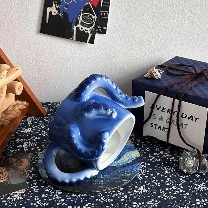 Creative Irregular Ceramic Mugs High End Unique Halloween Gifts Home Afternoon Tea Exquisite Coffee Cups Desktop Decorations
