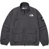 The North Face Windbreaker Jackets Women's Gray Stand Collar Moderate Unisex NJ3BP51K