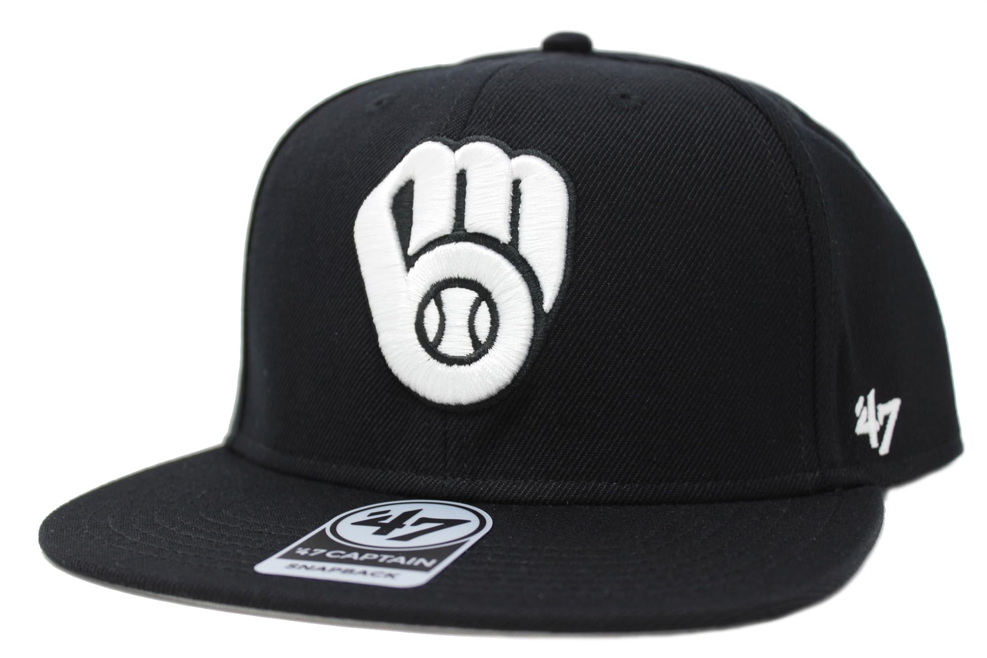 

Seven Cap BLACK NO SHOT 47 КАПИТАН MLB Milwaukee Brewers Milwaukee Brewers [Forty Brand]