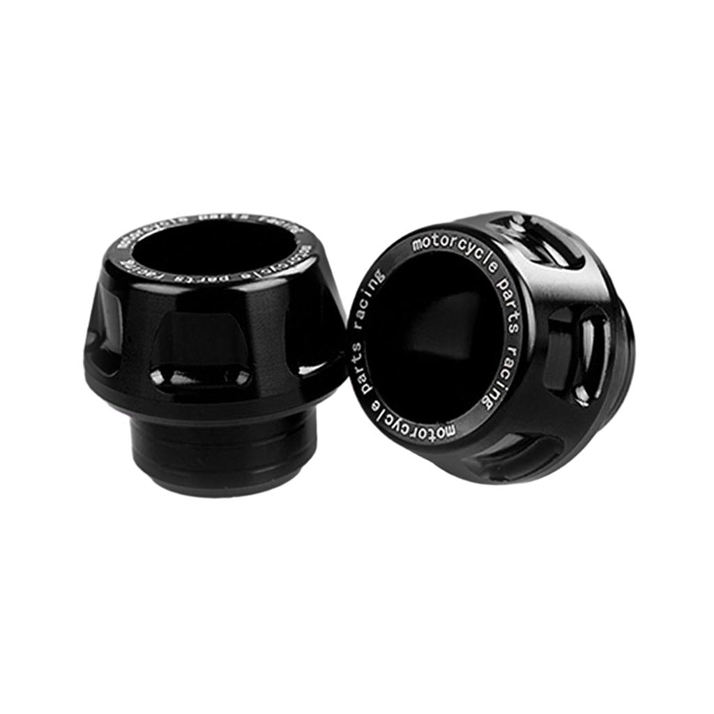 2 Pieces Universal Motorcycle Front Fork Frame Sliders Sturdy Accessory CNC Aluminium Easy To tall Crash Protector