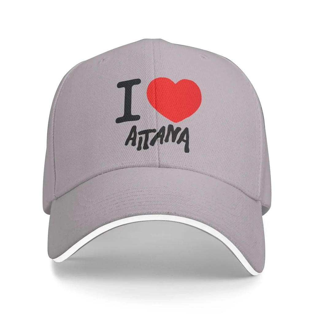 I Love Aitanass Ocana Sun Baseball Cap  Summer Y2k Funny Trucker Hat For Couple WoUnisex Outdoor Gym Baseball Caps